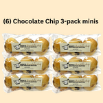 (6) Chocolate Chip 3-pack mini's