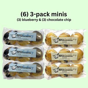 (6) Assorted 3-pack mini's