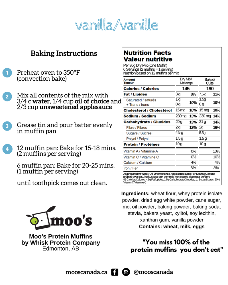 Vanilla Protein Muffin Mix