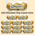 (12) Chocolate Chip 3-pack mini's