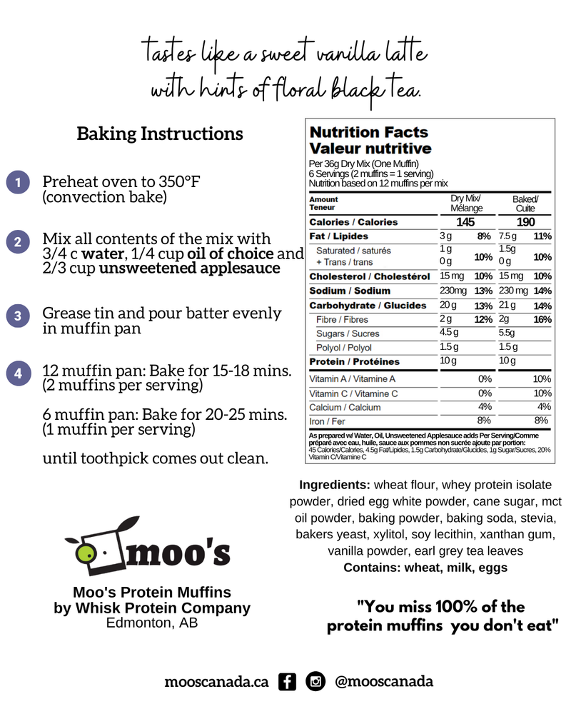 London Fog Protein Muffin Mix