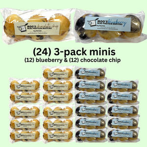 (24) Assorted 3-pack mini's