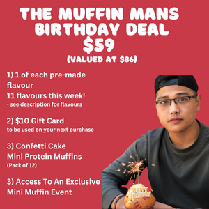 Muffin Man Birthday Deal