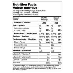 Moo's Chocolate Protein Muffin Baking Mix