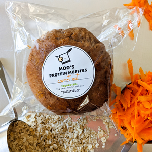 Carrot Oat 20g Protein Muffins