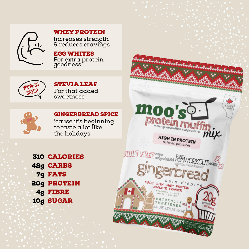 Gingerbread Protein Muffin Mix Christmas