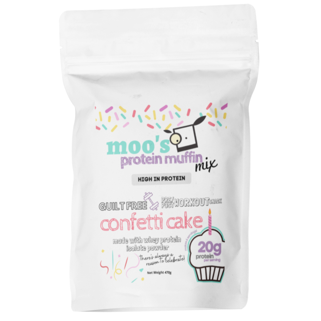 Confetti Cake Protein Muffin Mix mooscanada